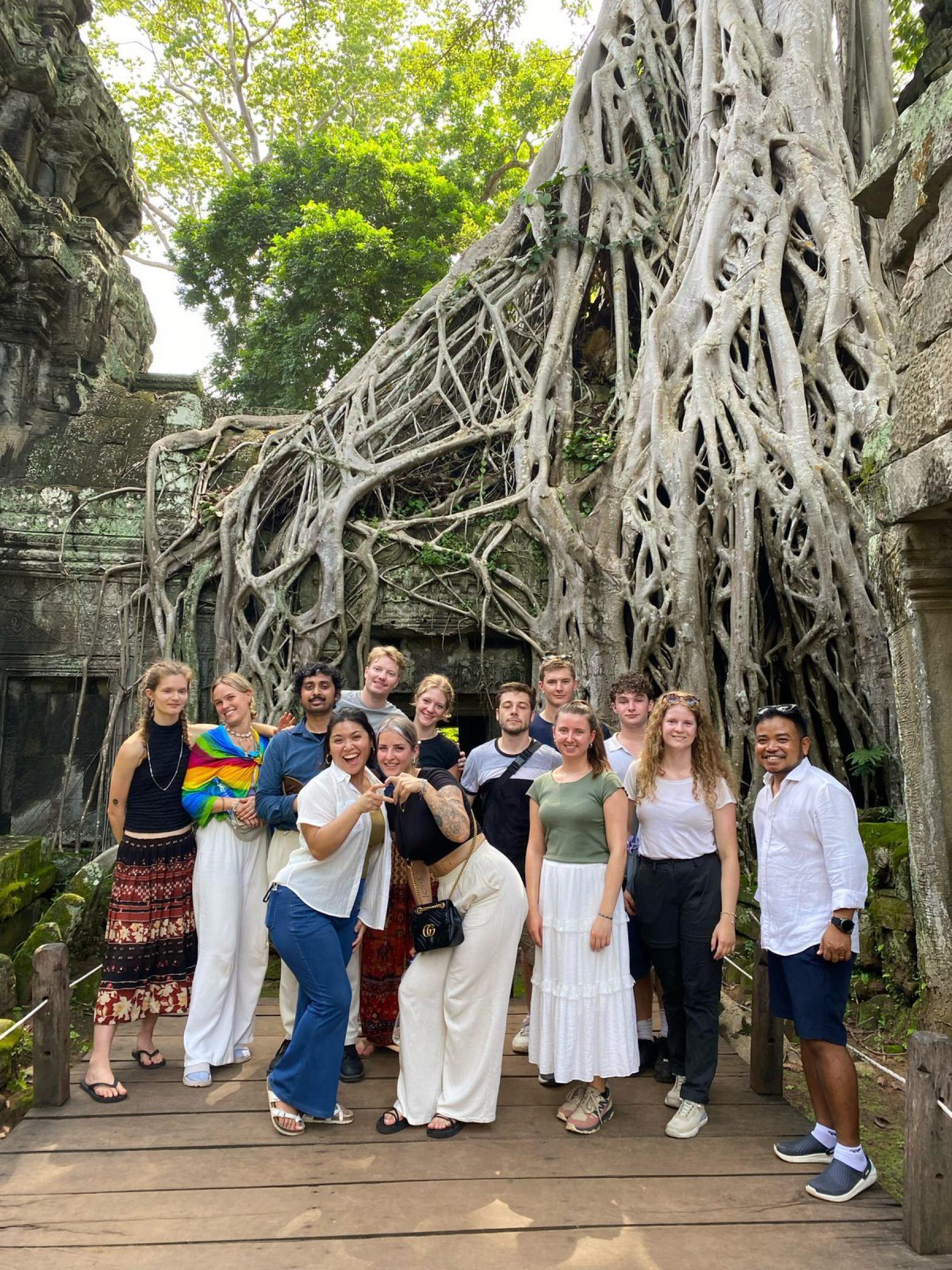 Siem Reap tour with Sony's guide team